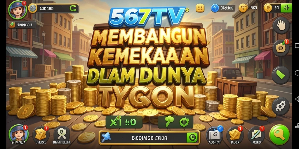 Tampilan gameplay 567TV yang menggugah selera bagi penggemar Tycoon.