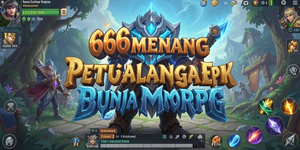 Tampilan gameplay <strong>666MENANG</strong> yang menampilkan petualangan seru di dunia MMORPG.
