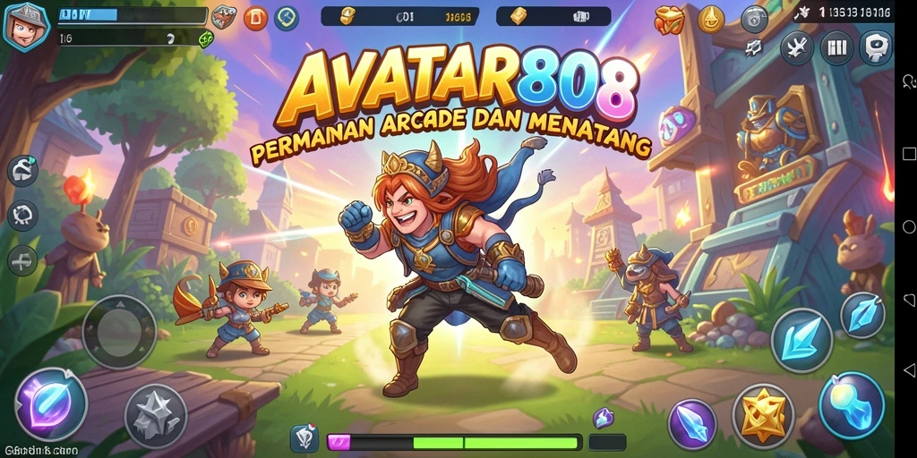 Tangkapan layar menampilkan gameplay seru dari AVATAR808.