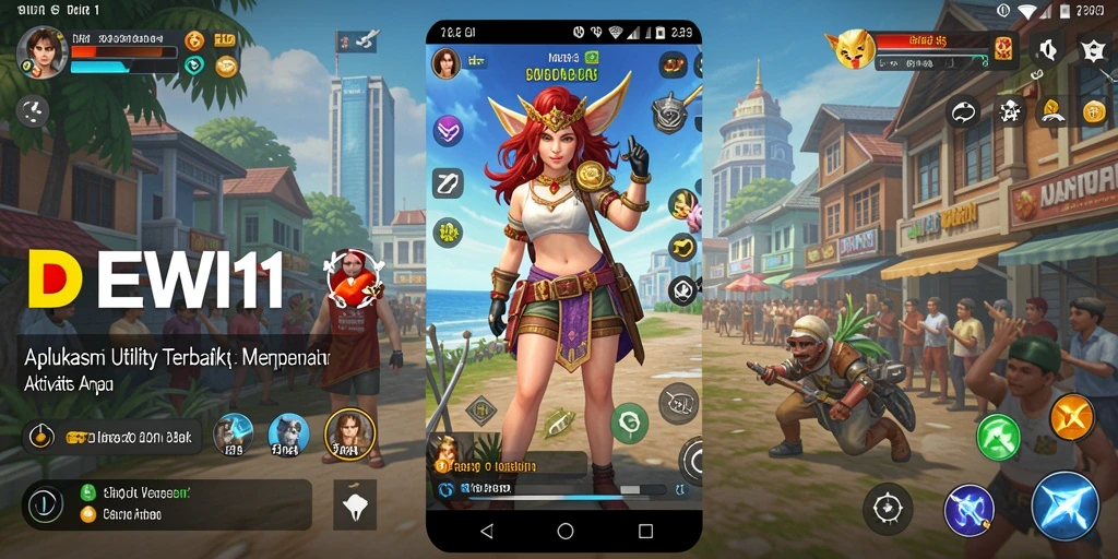 Tampilan antarmuka DEWI11 yang user-friendly untuk manajemen aktivitas.