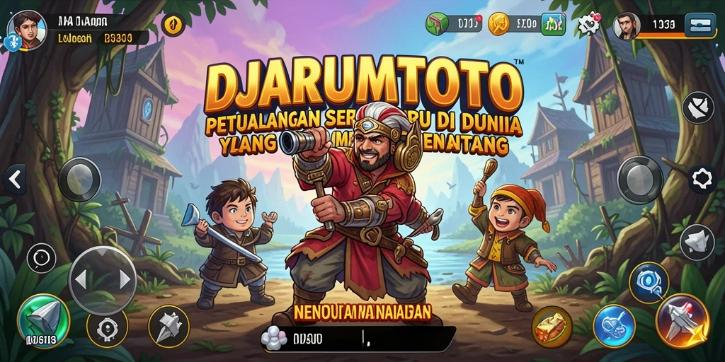 Tampilan gameplay seru dari petualangan DJARUMTOTO yang menantang.