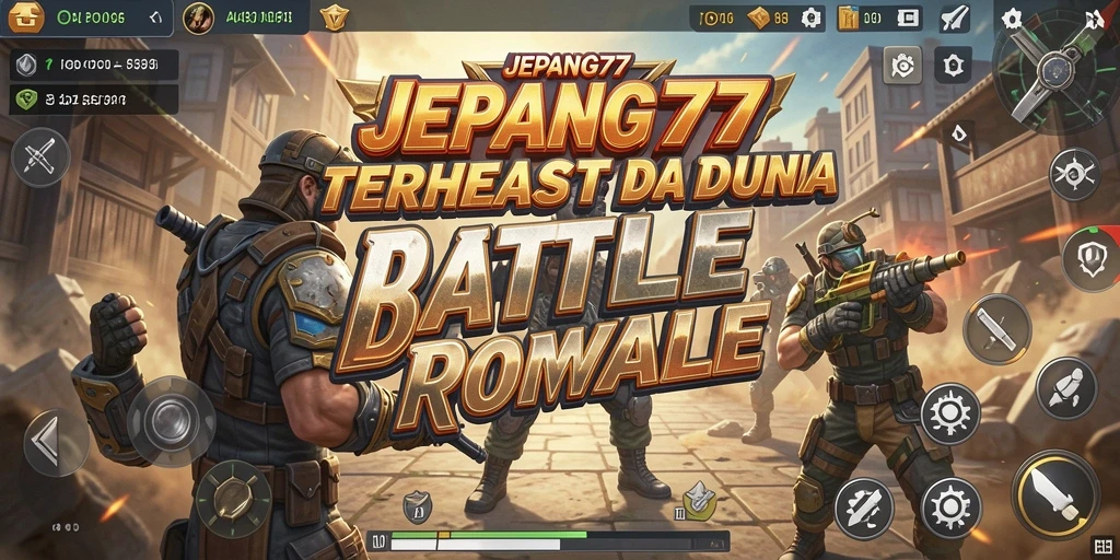 Tangkapan layar gameplay JEPANG77 yang menampilkan pertempuran seru Battle Royale.
