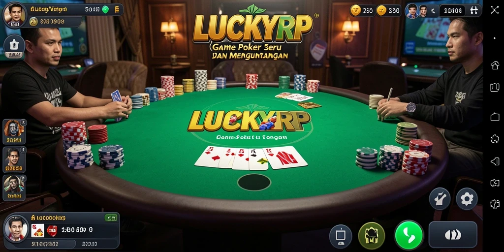Tampilan gameplay poker yang menarik di LUCKYRP.
