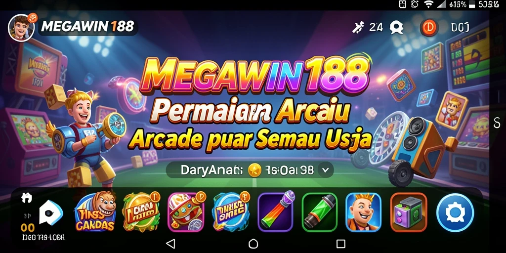 Tampilan atraktif dari gameplay MEGAWIN188 yang menantang.