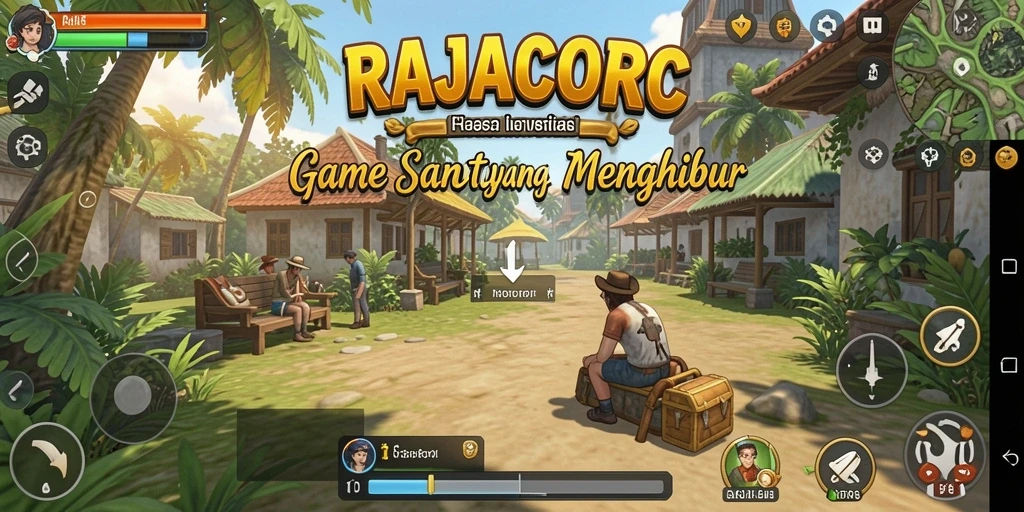 Tangkapan layar gameplay <strong>RAJACORC</strong> yang menampilkan keseruan saat bermain.