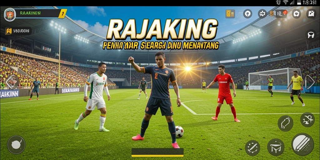 Tampilan gameplay <strong>RAJAKING</strong> dengan berbagai mode olahraga yang menantang.