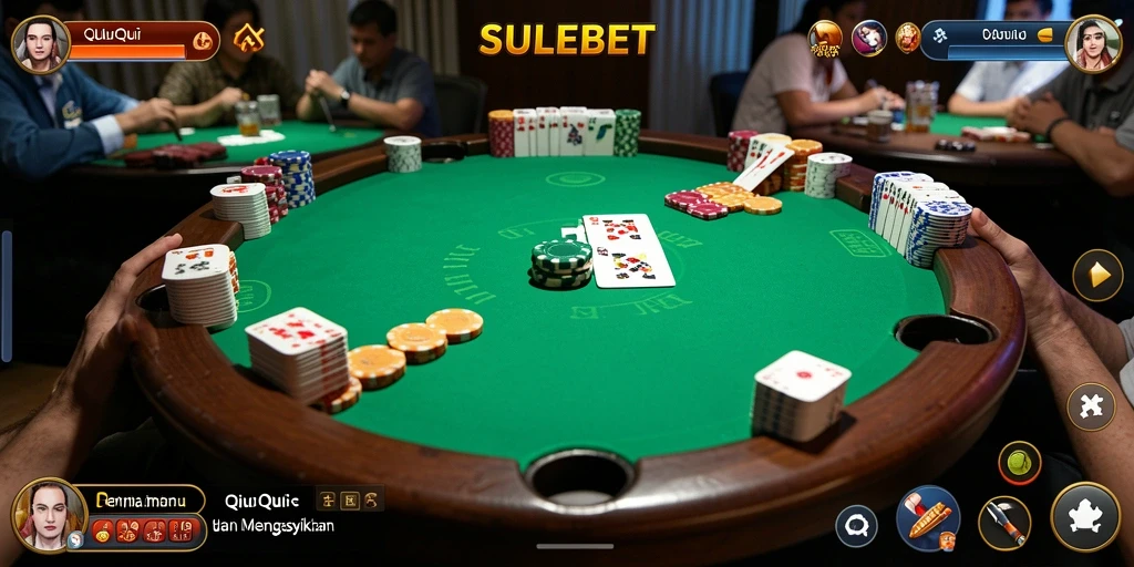 Tampilan gameplay QiuQiu yang seru dan interaktif dari SULEBET.