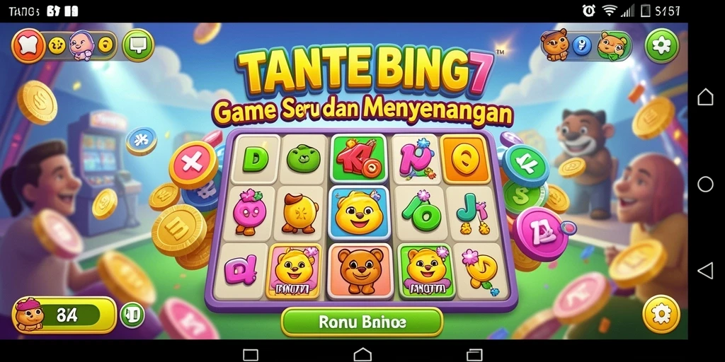 Screenshot gameplay TANTE777 yang menunjukkan suasana Bingo yang seru.