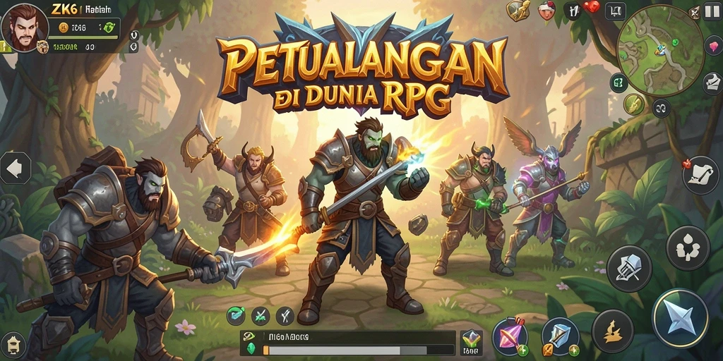 Gameplay seru ZK6 dengan petualangan epik dan pertempuran mendebarkan.